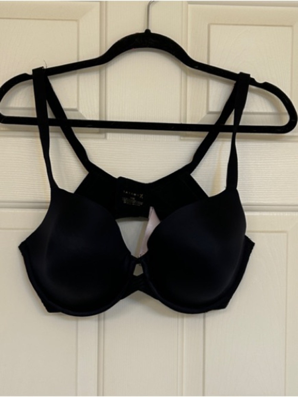 Savage X Fenty Black Core Microfiber T-Shirt Underwire Bra 38DD